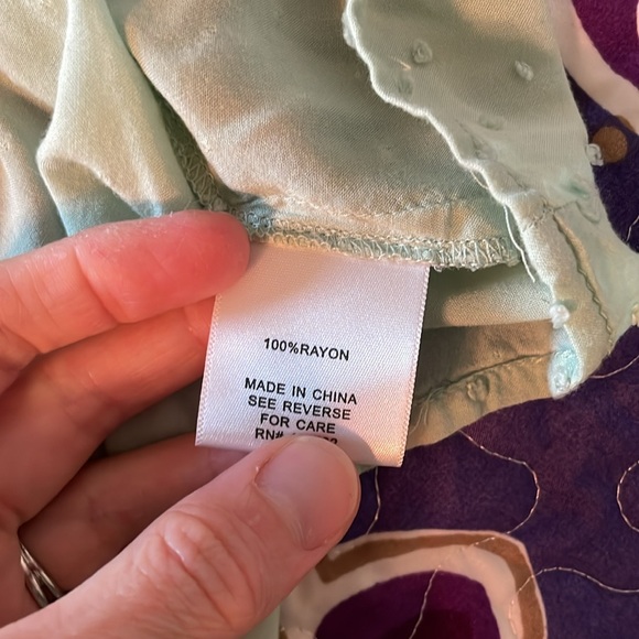 ModCloth Pale Green Ruffle Blouse - Picture 7 of 8